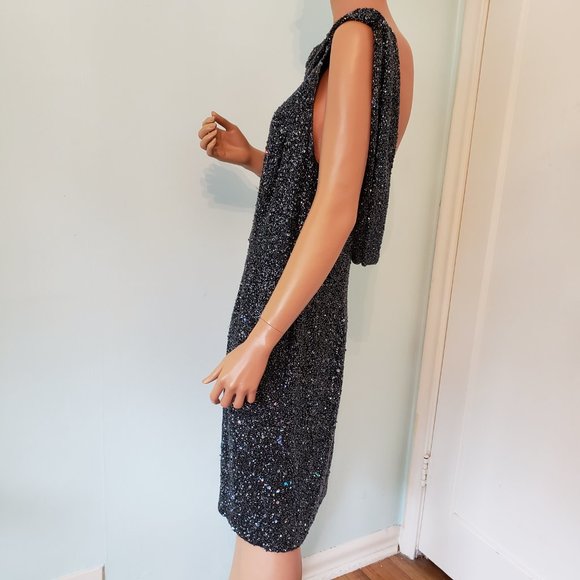 NWOT RIAZEE BOUTIQUE Stunning heavily beaded, fully lined Formal Dress. - Picture 5 of 17